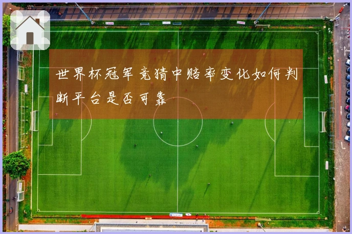 世界杯冠军竞猜中赔率变化如何判断平台是否可靠